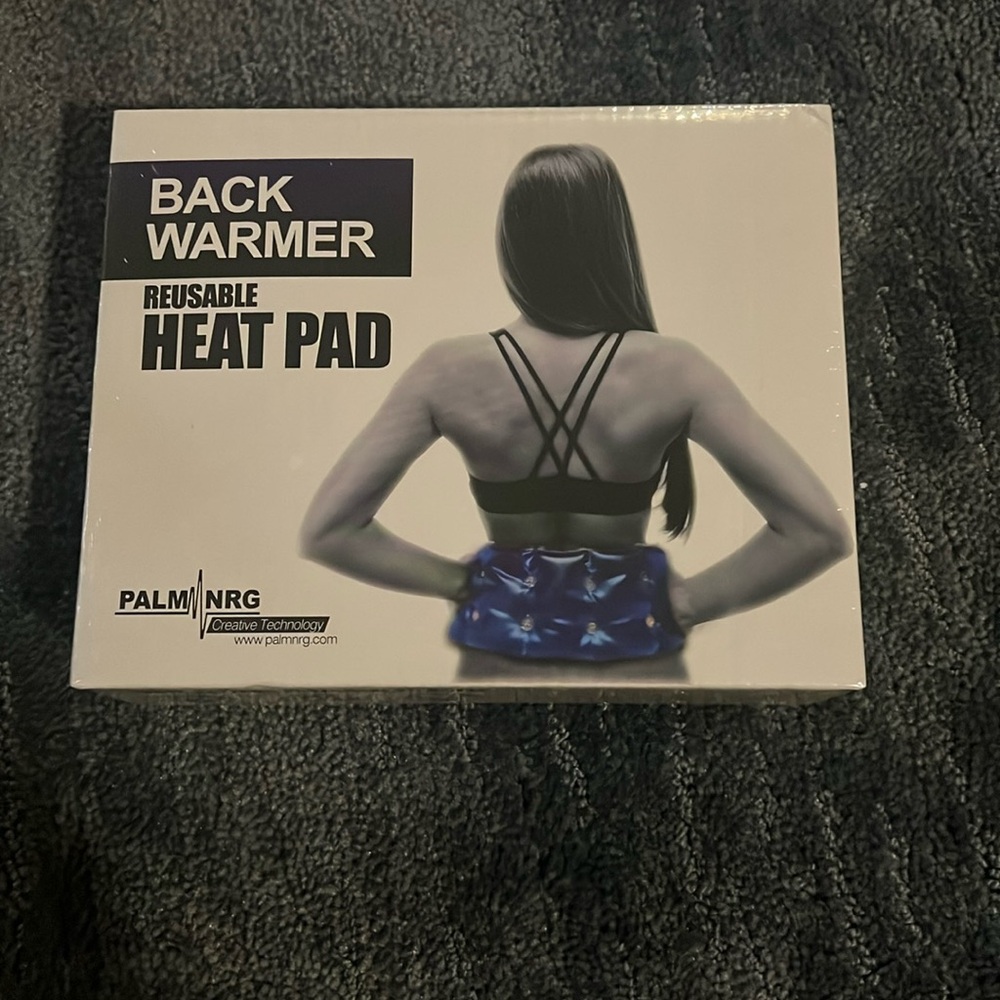 Back warmer reusable heat pad